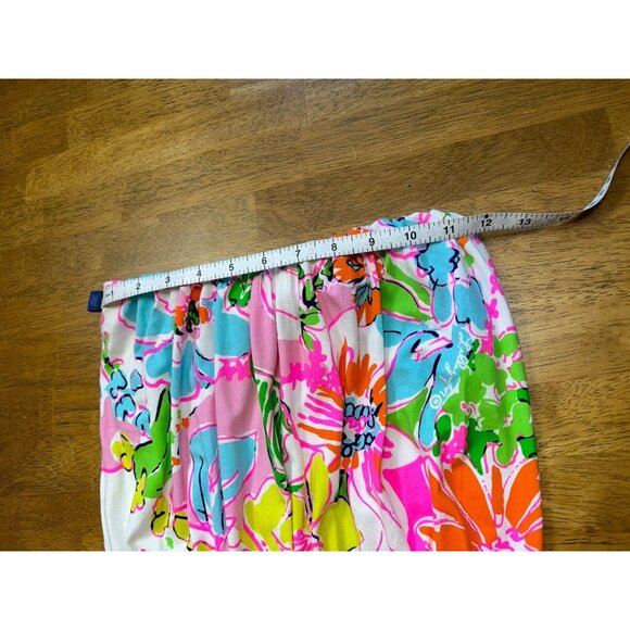 Lilly Pulitzer For Target Nosey Posey Floral Strapless Maxi Dress Womens Size M - Picture 6 of 10